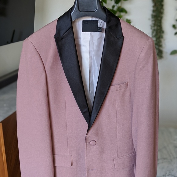 asos mauve suit